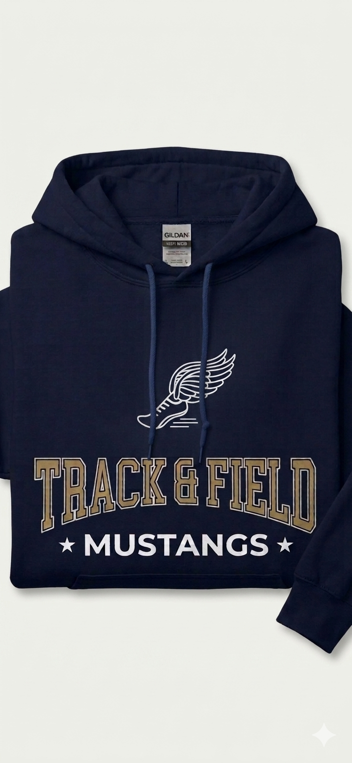 Track & Field Mustangs Hoodie