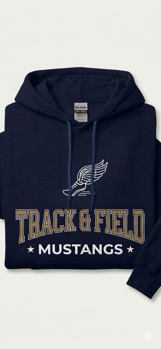 Track & Field Mustangs Hoodie