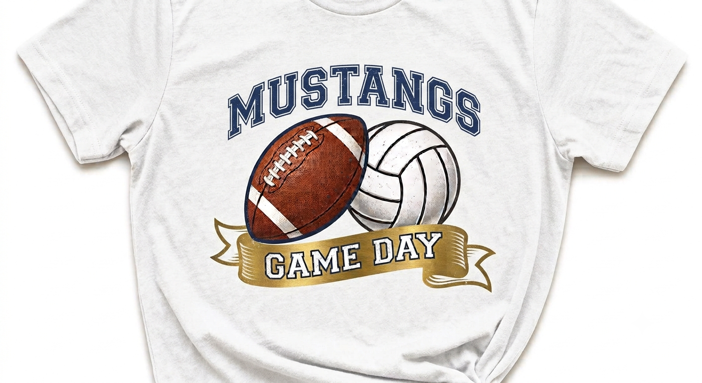 Mustangs Football and Volleyball