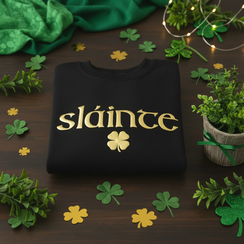 Black Sláinte Sweatshirt