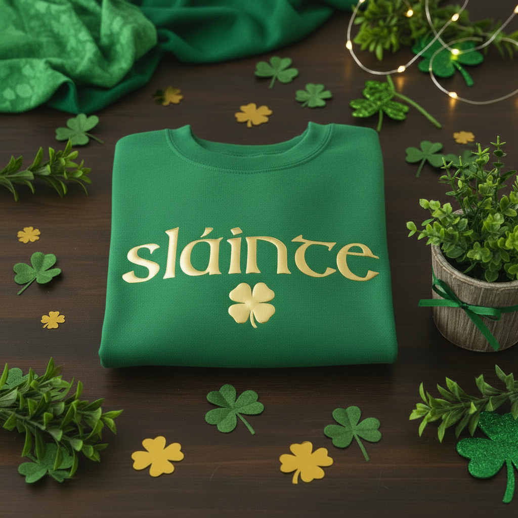 Kelly Green Sláinte Sweatshirt