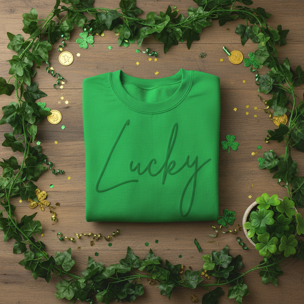 Lucky Sweatshirt New Background