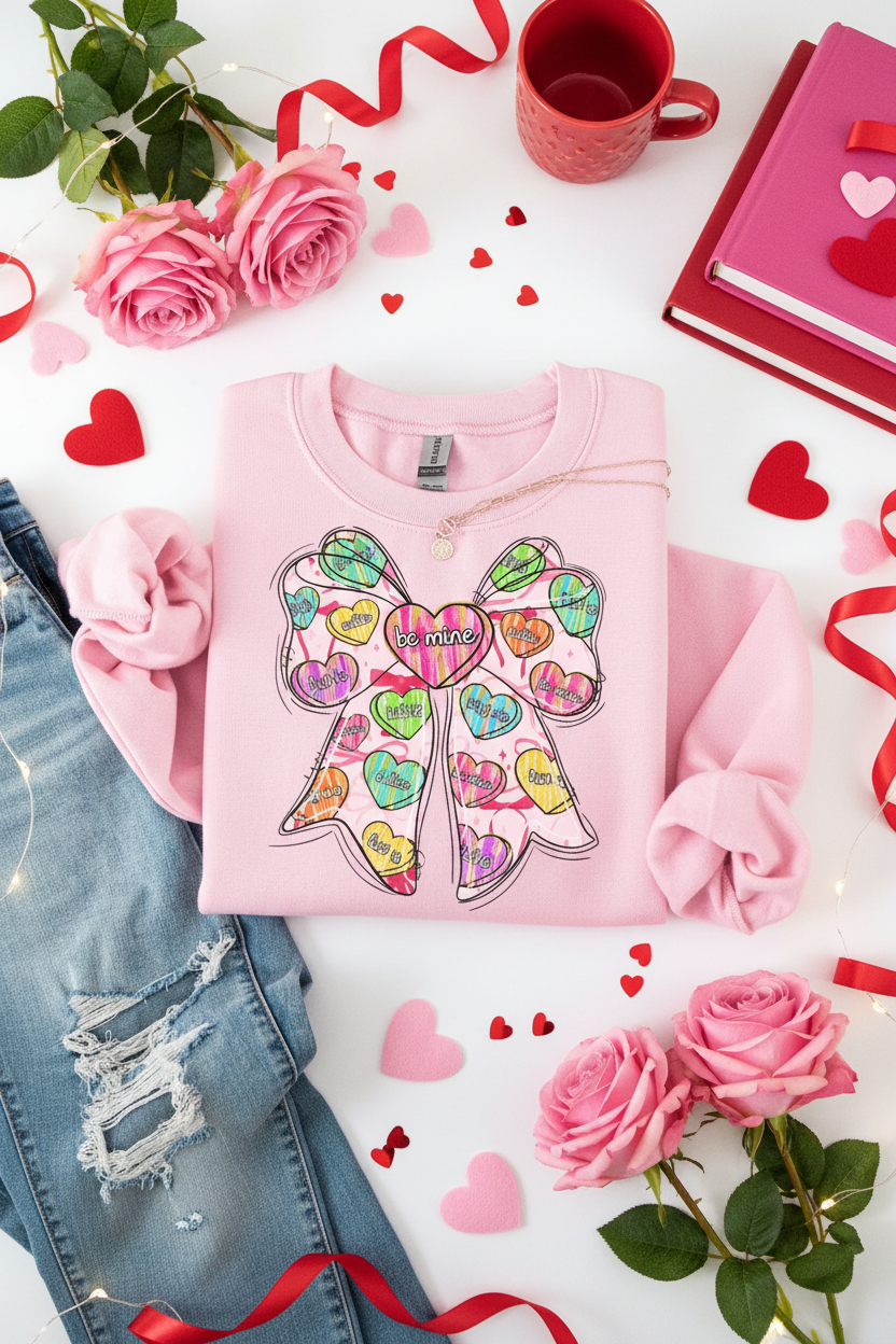 Valentine's Day themed mockup