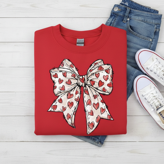 Valentine's sweatshirt focal point mockup